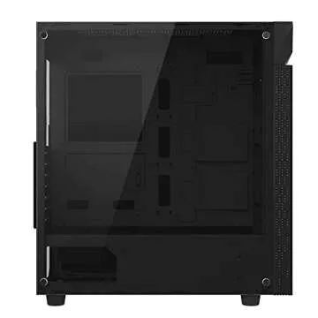 GIGABYTE C200 Glass - Black Mid Tower PC Gaming Case, Tempered Glass, PSU Shroud (GB-C200G)