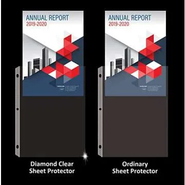 25 Clear Heavyweight Sheet Protectors by GOLD SEAL