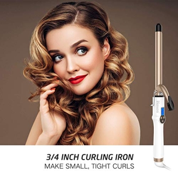3/4 Inch Curling Iron with Tourmaline Ceramic Technology