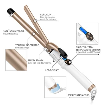 3/4 Inch Curling Iron with Tourmaline Ceramic Technology