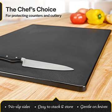 Thirteen Chefs 30 x 18 Cutting Board | Heavy Duty Non-Slip Kitchen Essential