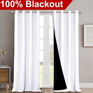 NICETOWN Heavy-Duty Blackout Curtains for Total Darkness