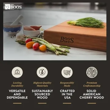 John Boos Block Large Cherry Wood Cutting Board