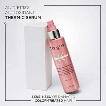 KERASTASE Chroma Absolu Hair Serum for Color-Treated Hair, With Anti-Frizz and Heat Protection