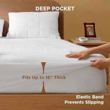 Bedsure Heated Mattress Pad King Size with Dual Control