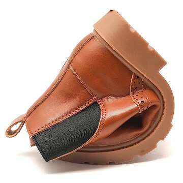 DADAWEN Waterproof Outdoor Ankle Boots for Kids