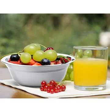 Stainless Steel Portable Bowl Set - Ideal for Outdoor Activities