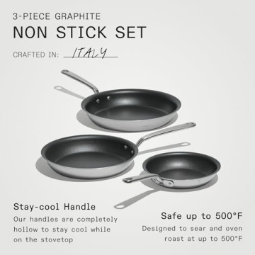 Made In ProCoat Non Stick Frying Pan Set - 3 Piece Set