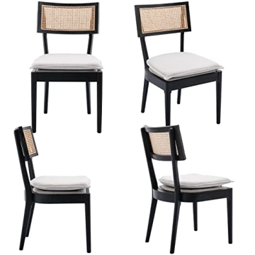 Stylish Rattan Dining Chairs Set for Elegant Dining Spaces