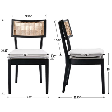 Stylish Rattan Dining Chairs Set for Elegant Dining Spaces