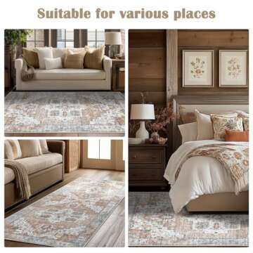 Stylish Jinchan Tribal Runner Rug - Non-Slip Vintage Design