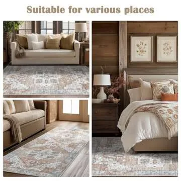 Stylish Jinchan Tribal Runner Rug - Non-Slip Vintage Design