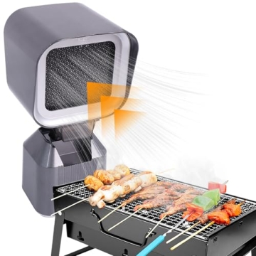 Portable Range Hood with Adjustable Height & 3 Filters - Low-Noise Kitchen Exhaust Fan