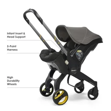Doona Car Seat Stroller All-in-One Travel System Greyhound
