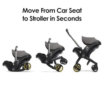 Doona Car Seat Stroller All-in-One Travel System Greyhound