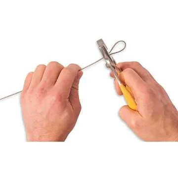 Universal CableTether - Cable Tethers 14" (100 Pack) - Heavy Duty, Adjustable, Pre-Assembled, Tamper-Resistant - Secure Conference Room Computer Display Adapters and Mac Adapters