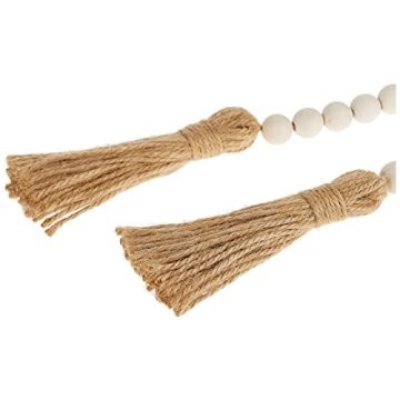 57inch Rustic Wood Bead Garland for Home Decoration