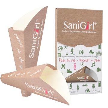 SaniGirl Disposable Pee Funnel for Women | Travel Essential