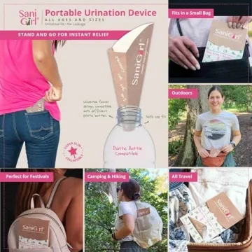 SaniGirl Disposable Pee Funnel for Women | Travel Essential