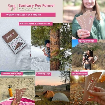 SaniGirl Disposable Pee Funnel for Women | Travel Essential