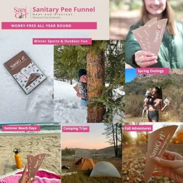SaniGirl Disposable Pee Funnel for Women | Travel Essential