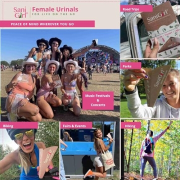 SaniGirl Disposable Pee Funnel for Women | Travel Essential