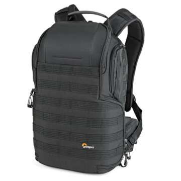 Lowepro ProTactic BP 350 AW II 16L Green Line Camera and Laptop Backpack, Black