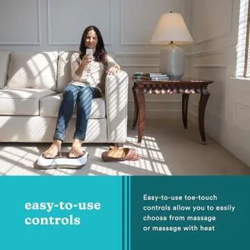 HoMedics Shiatsu Foot Massager with Heat for Pain Relief