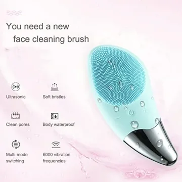 Tebbs Facial Cleaning Brush for Deep Cleansing and Massage