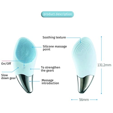 Tebbs Facial Cleaning Brush for Deep Cleansing and Massage