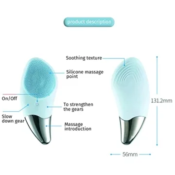 Tebbs Facial Cleaning Brush for Deep Cleansing and Massage