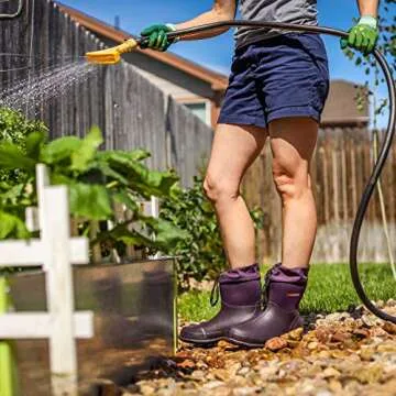 HISEA Ankle High Neoprene Garden Boots for All Seasons