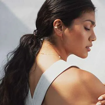 MEVECCO Dainty Cabled Wide Thick Chunky Ear Cuff Earrings 18K Gold Bold Cartilage Non Pierced Ear Cuff Tiny Dainty Simple Minimalist Delicate Handmade Hypoallergenic Chunky Ear Jewelry Gift for Her