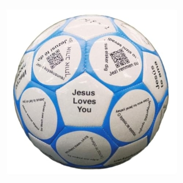 Jesus Loves You Size 3 Soccer Ball - Bridge Language Gaps, Practical Sports Ministry Tool, Great Gif...