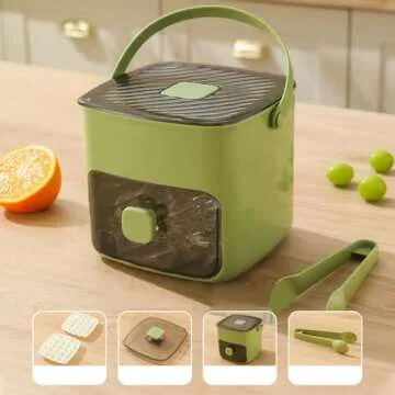 2025 Portable Ice Maker with Ice Bin Fast Compact Design