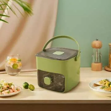 2025 Portable Ice Maker with Ice Bin Fast Compact Design