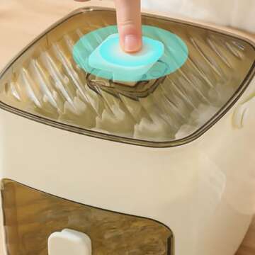 2025 Portable Ice Maker with Ice Bin Fast Compact Design