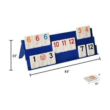 Point Games Classic Rummy Cube Game with 3 Tier Racks