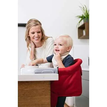 Inglesina Fast Table Chair, Red - Portable Baby High Chair - for Babies & Toddlers 6-36 Months - Col...