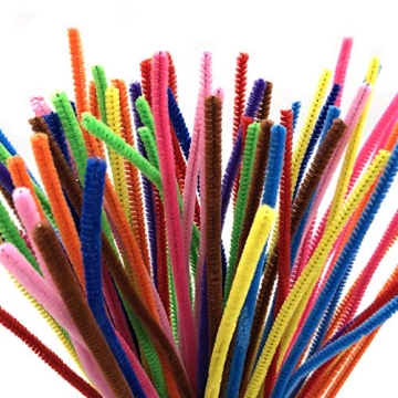 Anvin Pipe Cleaners 100 Pcs 10 Colors for Creative Crafts