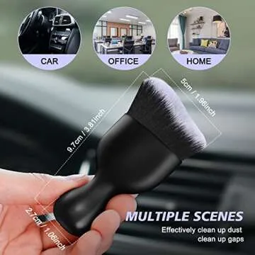 Ouzorp Car Interior Dust Brush for Effective Cleaning