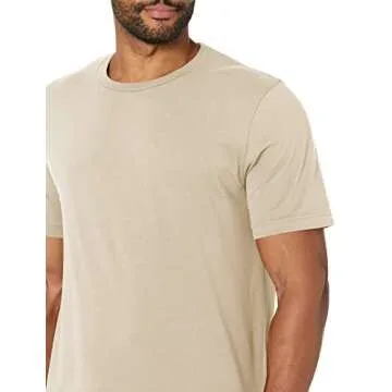 Bella Canvas Mens Airlume Cotton Crew Tee - Tan Color