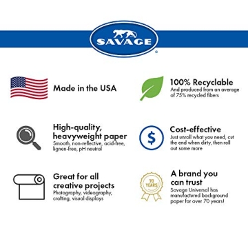 Savage Seamless Paper Backdrop Beige - 53x36FT for Photography