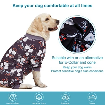 LovinPet Large Dog Pajamas for Comfort and Recovery