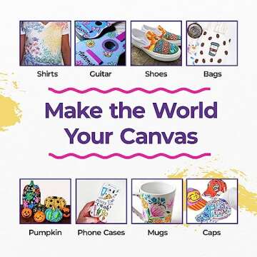 PINTAR | 26 PACK | Acrylic Paint Markers Medium Point | Shoes, Leather, Rock Painting, Wood, Glass | Acrylic Paint Pens | Medium Point 5.0mm