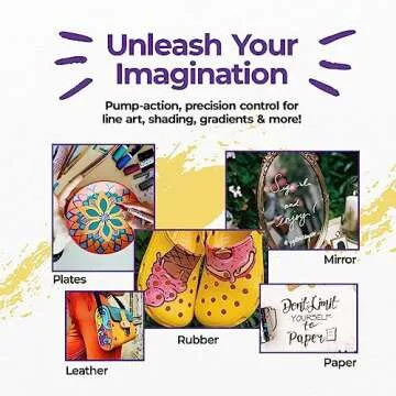 PINTAR | 26 PACK | Acrylic Paint Markers Medium Point | Shoes, Leather, Rock Painting, Wood, Glass | Acrylic Paint Pens | Medium Point 5.0mm