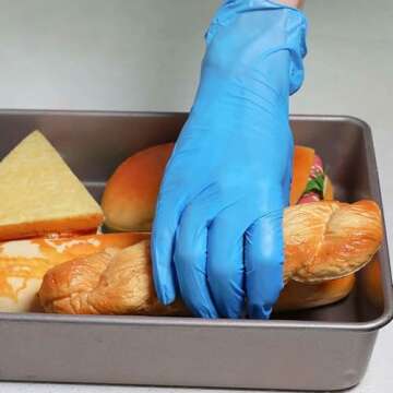 COYACOOL Disposable Gloves - Latex Free, Food Grade, 100 Pack