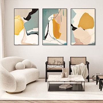 MPLONG Canvas Wall Art Set – Modern Minimalism Decor