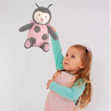 MON AMI Milady Bug Stuffed Animal Toy – 11”, Stuffed Ladybug Plush Toy, Insect Ladybird Beetle, Great Gift for Kids of All Ages