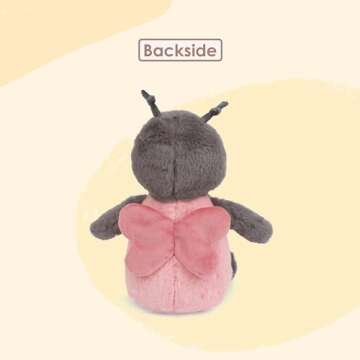 MON AMI Milady Bug Stuffed Animal Toy – 11”, Stuffed Ladybug Plush Toy, Insect Ladybird Beetle, Great Gift for Kids of All Ages
